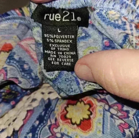 Rue 21 Strapless Maxi Dress Size L - Picture 10 of 10